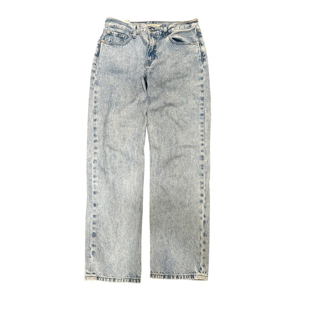 Levi's Low Rise Pro Straight Jeans Women 29x31 Light Wash Casual Y2K Chic